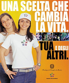 Locandina del servizio civile nazionale